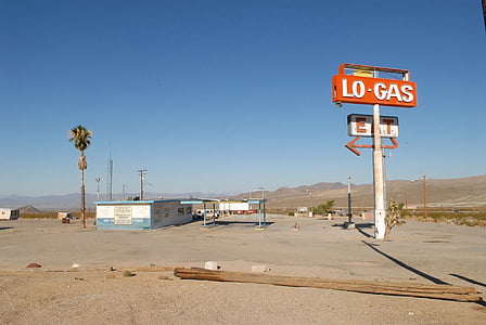Gas, Bahnhof, Ruine, Brennstoff, Öl, Benzin, Pumpe