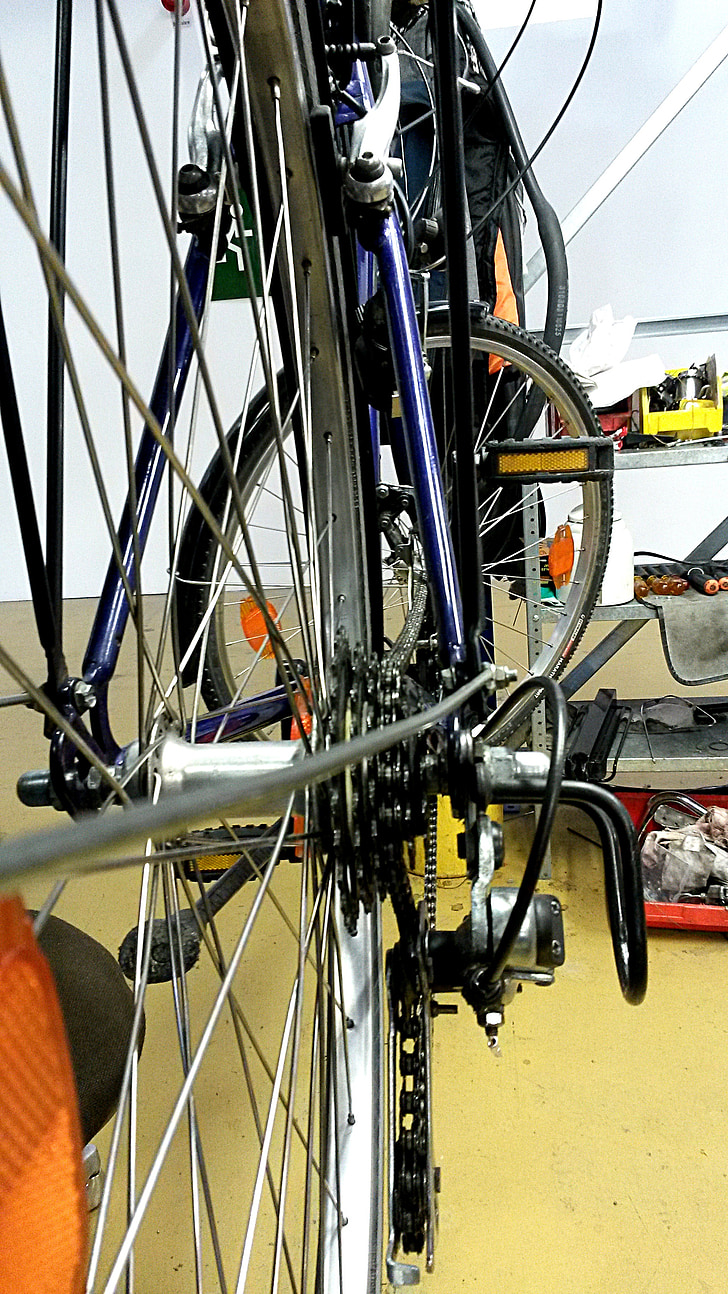 Sepeda, Peralatan jaringan, 6-geng-kasette, roda belakang