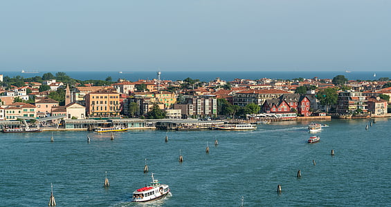 Venedig, Italien, Canal, arkitektur, båt, Europa, resor