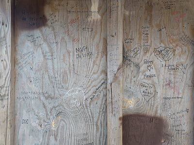 落書き, 壁, 若い, 芸術的です, 壁のアート, 木製フェンス, 荒らし