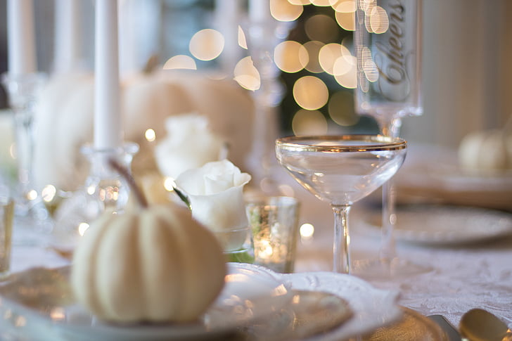 Tabulka svátků, den díkůvzdání stůl, večeře, den díkůvzdání, svátek, jídlo, tabulka