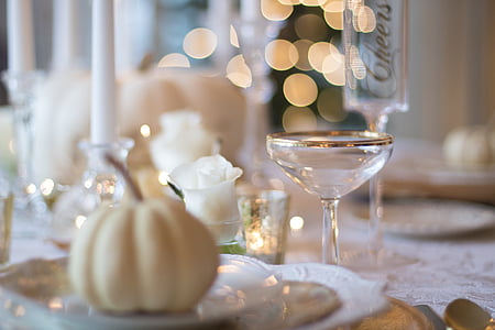vabade päevade tabel, Thanksgiving laud, õhtusöök, tänupüha, Holiday, toidu, Tabel