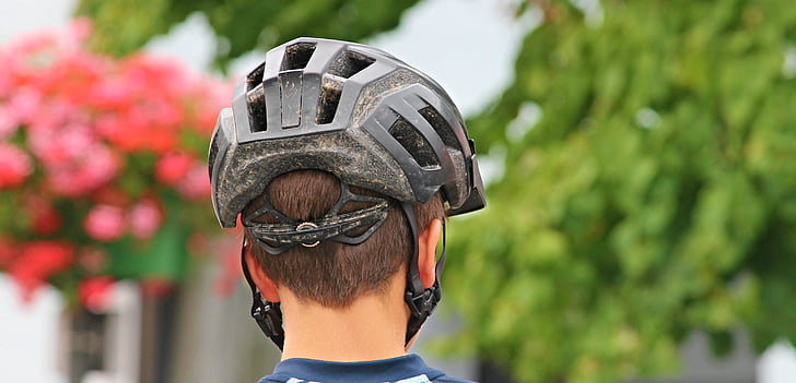 casco de bicicleta, ciclistas, protección, protección de cabeza, Helm, casco, ciclismo