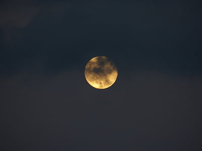 luna, super luna, noč, mesečini, mistično, mračno, strašljivo