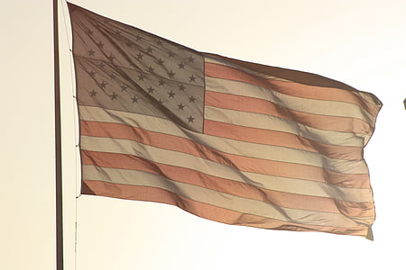 amerikanische Flagge, amerikanische, Flagge, US-Flagge, amerikanische Flaggen, USA, Fahnen