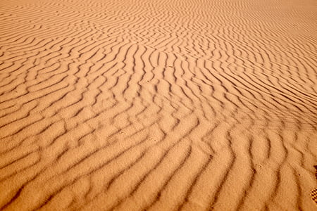 Desert, muster, liiv, triibud, liivaluide, kuiv, loodus