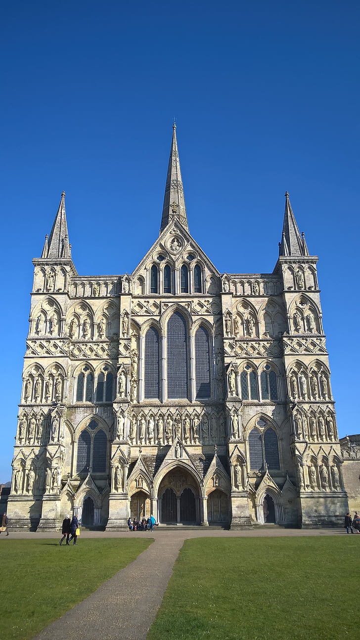 Cathédrale, Salisbury, gothique
