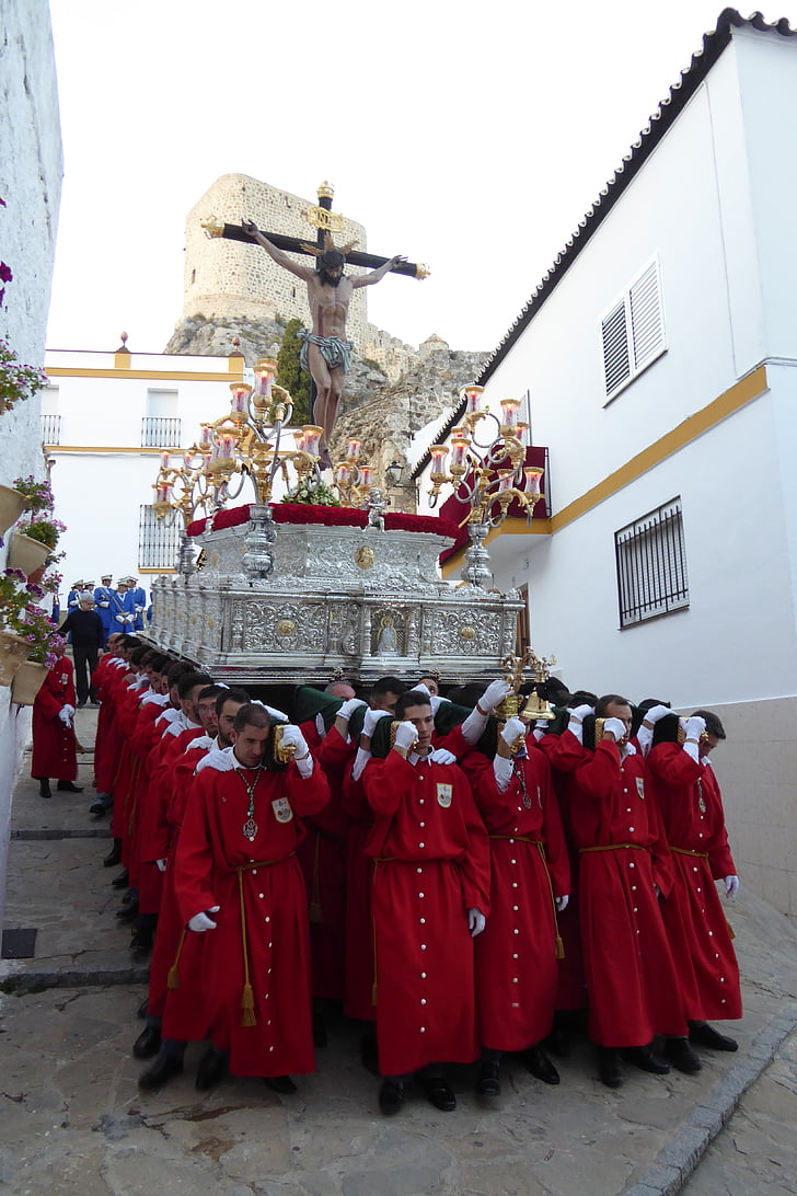 парад, Испания, празник, Испански, улица, туристически, цветни