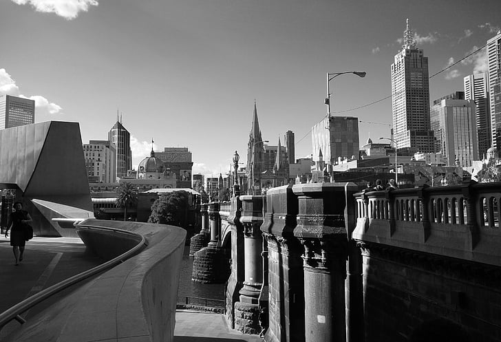 Melbourne, Australia, Urban, Miasto, Architektura, gród, podróży