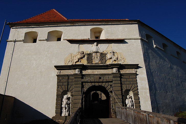 Riegersburg, Castillo, puerta del castillo, Styria, Austria