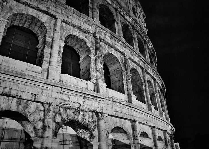 Colosseum, Rooma, Itaalia, Landmark, Euroopa, arhitektuur, Colosseum