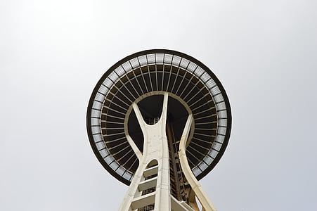 Seattle, toren, ruimte naald, het platform
