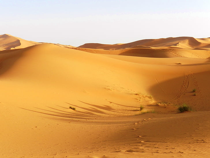 Marokas, dykuma, kopos