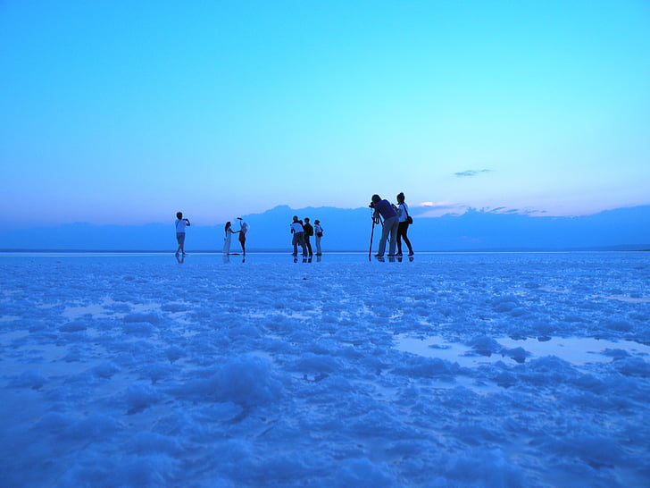 fotografi, danau garam, Turki, alam, Danau, garam, pemandangan