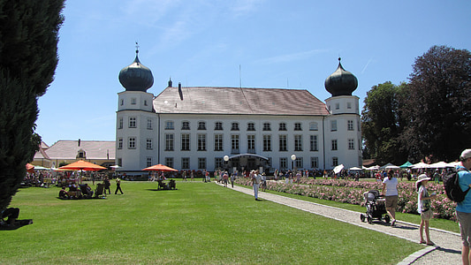 Tüßling zamek, Tüßling, Zamek, ogród, aktywny wypoczynek, odzyskiwanie, piknik