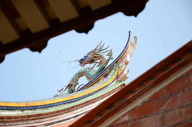 Cheng tian temple, cornises, l'arquitectura