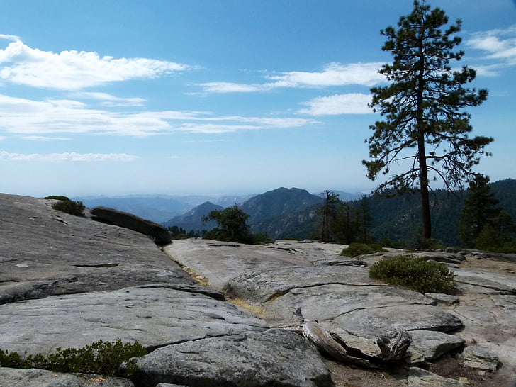 Sequoia national park, Kalifornia, Stany Zjednoczone Ameryki, krajobraz, Natura, punkt widokowy