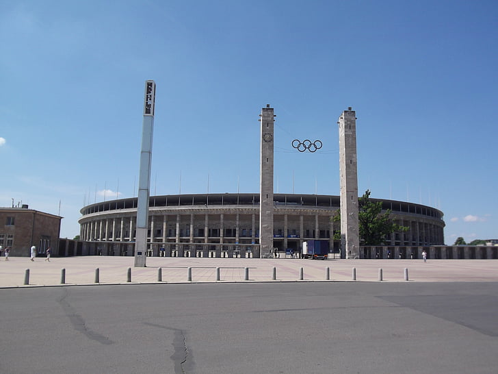Olympiastadion, Olympiaden, Berlin, idrott, Sport, olympiska spelen