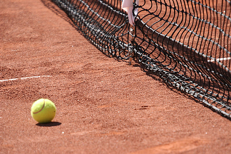 μπάλα, τένις, καθαρή, Αθλητισμός, χώμα