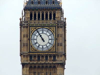 velké, Ben, Londýn, Parlament, věž, hodiny, Anglie
