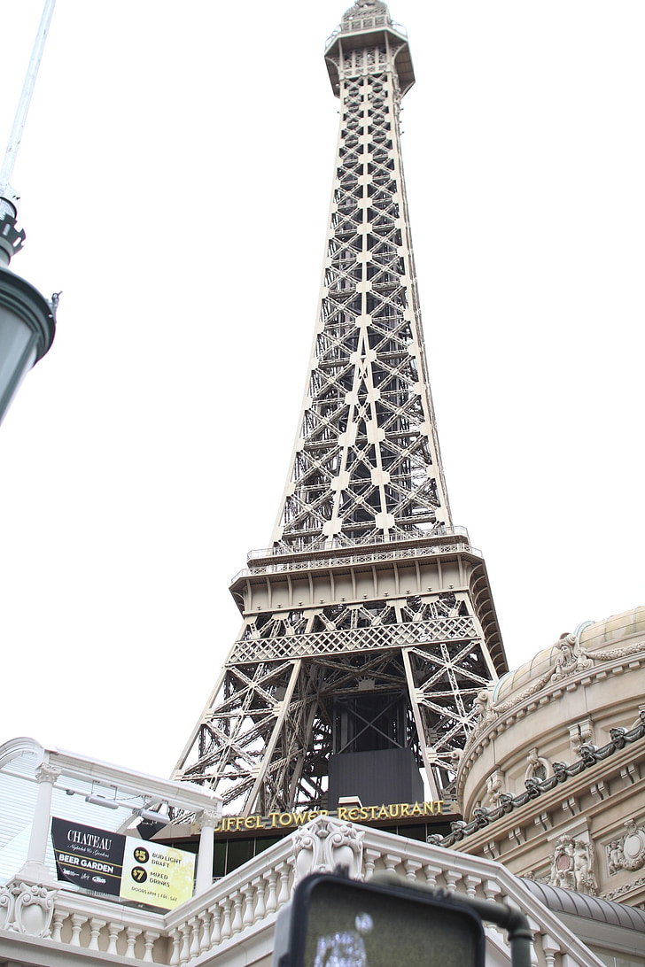 Vegas, Fake, Parijs, Eiffel, toren, replica, Frankrijk