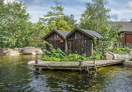 Skansen, Stockholm, Suède, Scandinavie, environnement, maison, traditionnel
