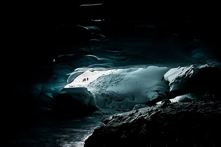 Пещера, холодная, лед, Природа, на открытом воздухе, Река, живописные