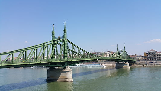 Budapešť, Most, Maďarsko, Dunaj, Památník