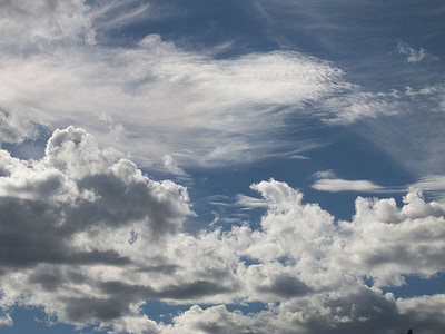 sky, clouds, cloudscape, day, daylight, space, weather