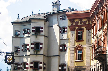 Ίνσμπρουκ, Τιρόλο, πόλη, Αυστρία, σημαία, Αρχική σελίδα, αρχιτεκτονική