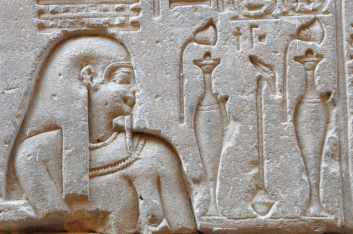 Ai Cập, ngôi đền, chữ tượng hình, Pharaoh, đền thờ Ai Cập, đi du lịch, bức tượng