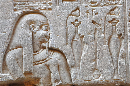 Egypte, Tempel, hiërogliefen, farao, Egyptische tempel, reizen, standbeeld