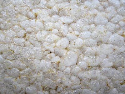 背景, 大米华夫饼, 大米, 膨化, 白色, 大米粒, 食品