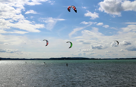 kite surf, Surf, kitesurf, kitesurfer, sport, eau, sports nautiques