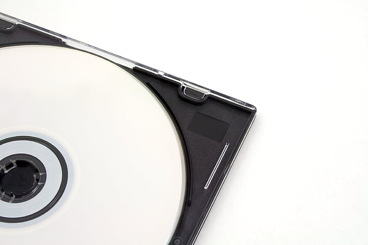 cd, cd case, compact disc, dvd, technology, no people, white background