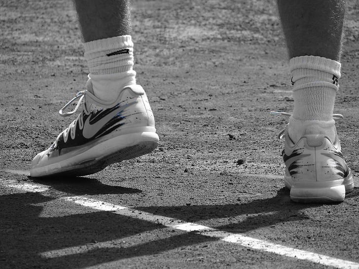 skor, tennis, racket, idrott