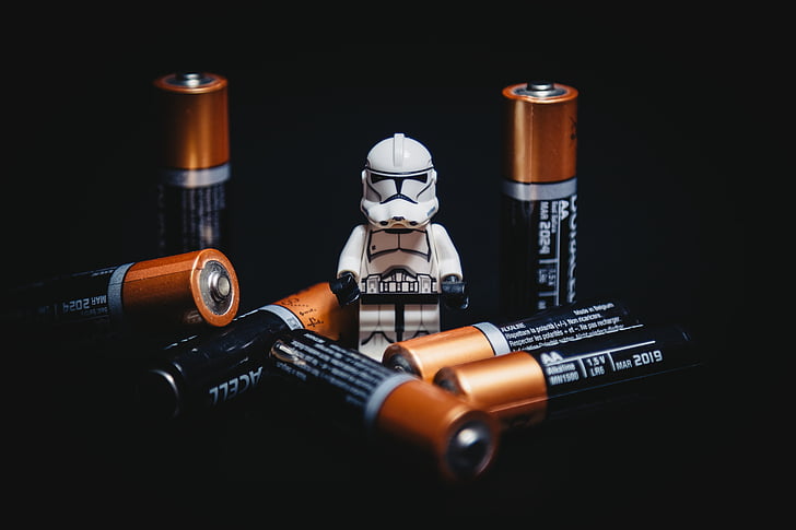 flache, Fokus, Fotografie, LEGO, Sturm, Trooper, Batterien