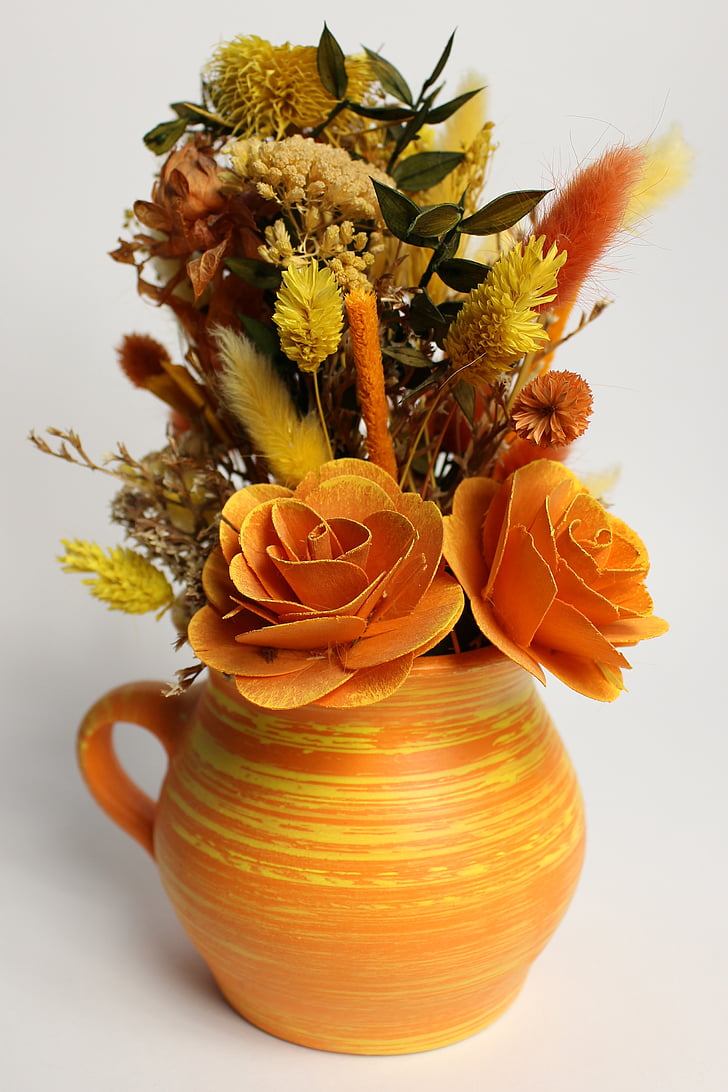 decoração, ervas secas, cerâmica, decoração home, decorações de secas, vaso de flor, projeto Home
