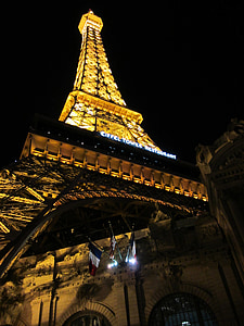 las vegas, juostelės, Paryžius viešbutis, kazino, kelionių Eifelio netikrą, Vegas, Azartiniai lošimai