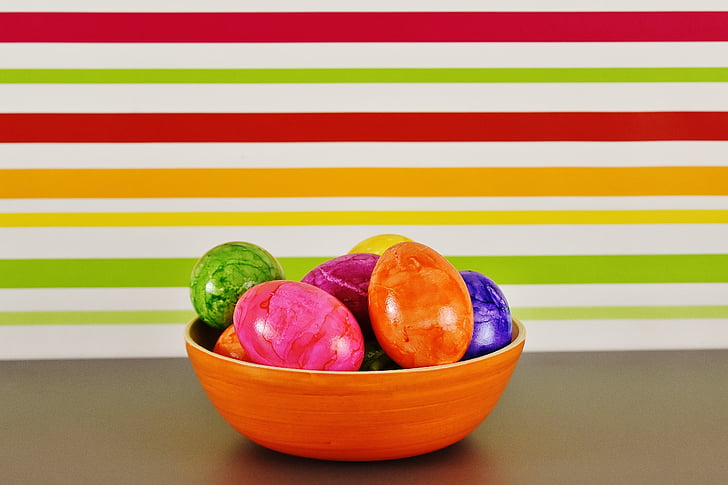 telur, Telur Paskah, warna-warni, Selamat Paskah, berwarna, warna-warni telur, warna