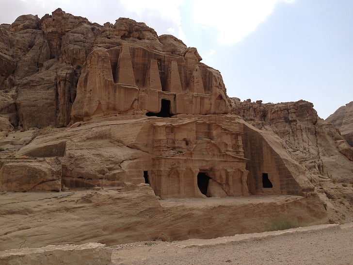 Petra, Jordânia, pedra, rocha, viagens, paisagem, deserto
