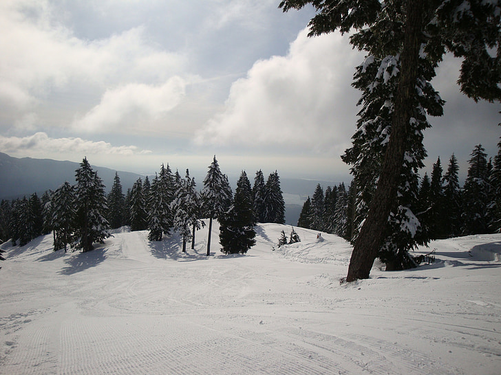 Schnee, Ski-Hügel, Ski-Abfahrt, Winter, Wintersport, Natur, außerhalb