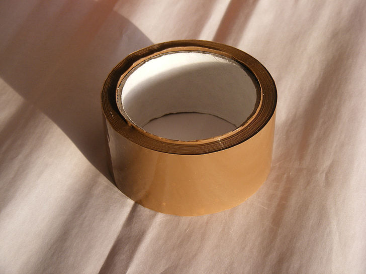 adhesive, brown, buff, packaging, polyproylene, tape, household