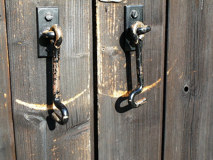 wooden gate, closure, hook, keep, closures