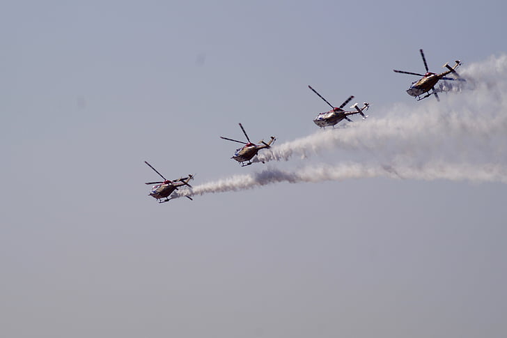 helikopterid, aeroobika, lennukid, Flying, Stunt, õhu sõiduki, airshow