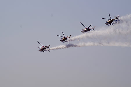 helikoptery, aerobik, samoloty, pływające, Stunt, powietrza pojazdu, Airshow