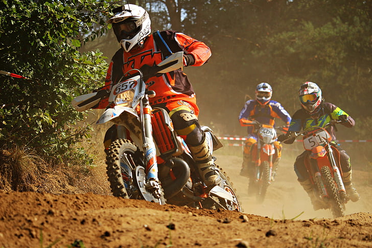Motocross, Enduro, Croix, course automobile, moto, Motorsport, course de motocross