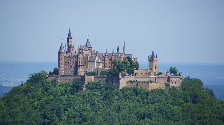 Hohenzollern, hrad, hrad Hohenzollern, Württembersko Baden, zajímavá místa