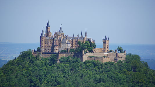 Hohenzollern, grad, Hohenzollern grad, Baden württemberg, zanimivi kraji