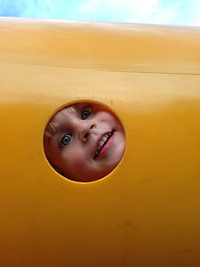 child, play, playground, yellow, happy, playing, fun